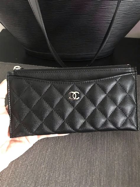 chanel card & phone holder|chanel card wallets.